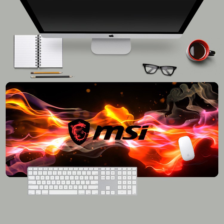 Nhiều Bức Tranh Có Sẵn✨Tấm Lót Chuột Dày Khổ Lớn Chống Thấm Nước Họa Tiết Game msi Tùy Chỉnh