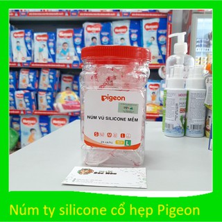[Chính hãng] Núm ti silicone Pigeon S / M / L