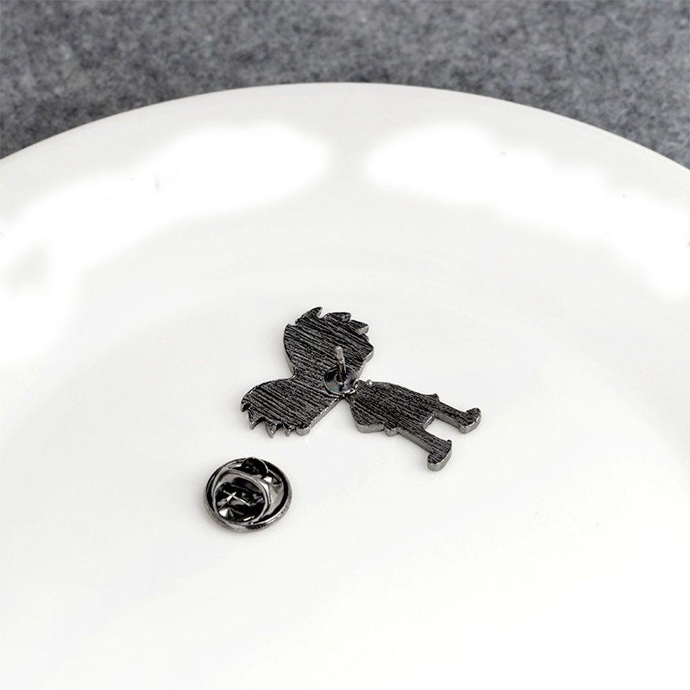 Trâm Cài Áo Họa Tiết Hoạt Hình Tráng Men Cá Tính Cho Bé Trai