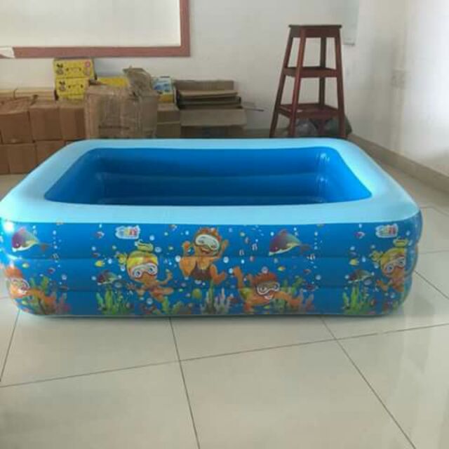 Bể bơi 2 tầng vuông 1,5 mét