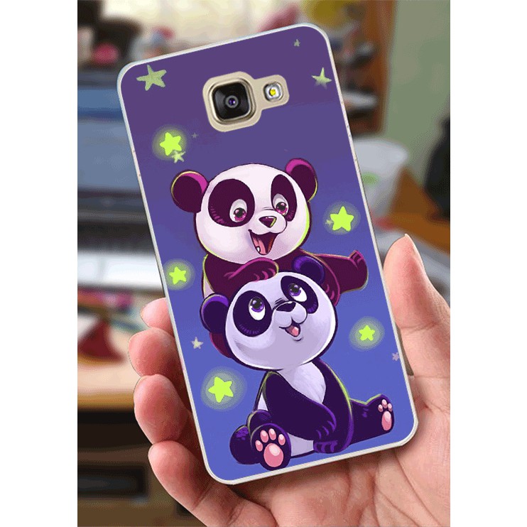 Ốp Lưng Samsung A5 (2016) (Dẻo) - Hai Gấu Panda