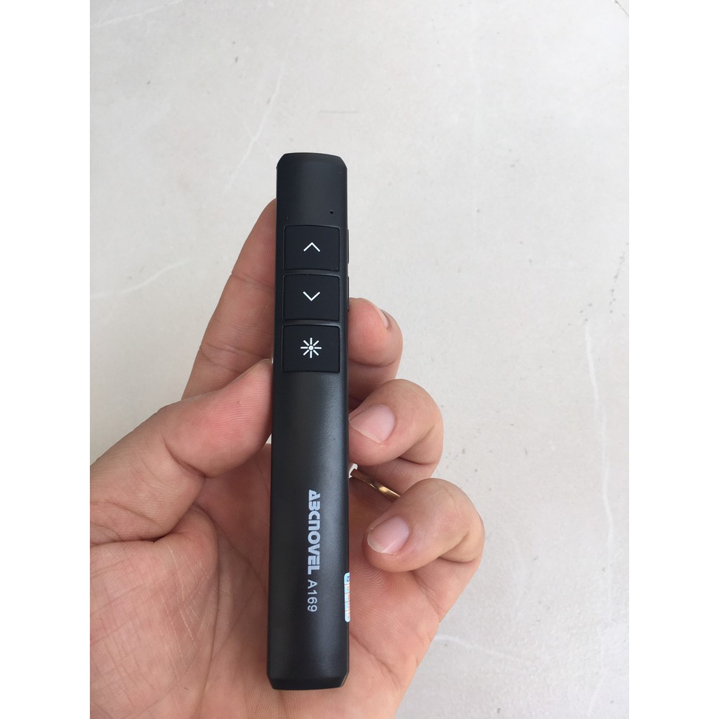 Bút trình chiếu Slide Laser không dây Wireless ABCNOVEL A169 (màu đen)