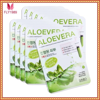 10 miếng đắp mặt nạ giấy dưỡng da lô hội dabo hàn quốc 23g