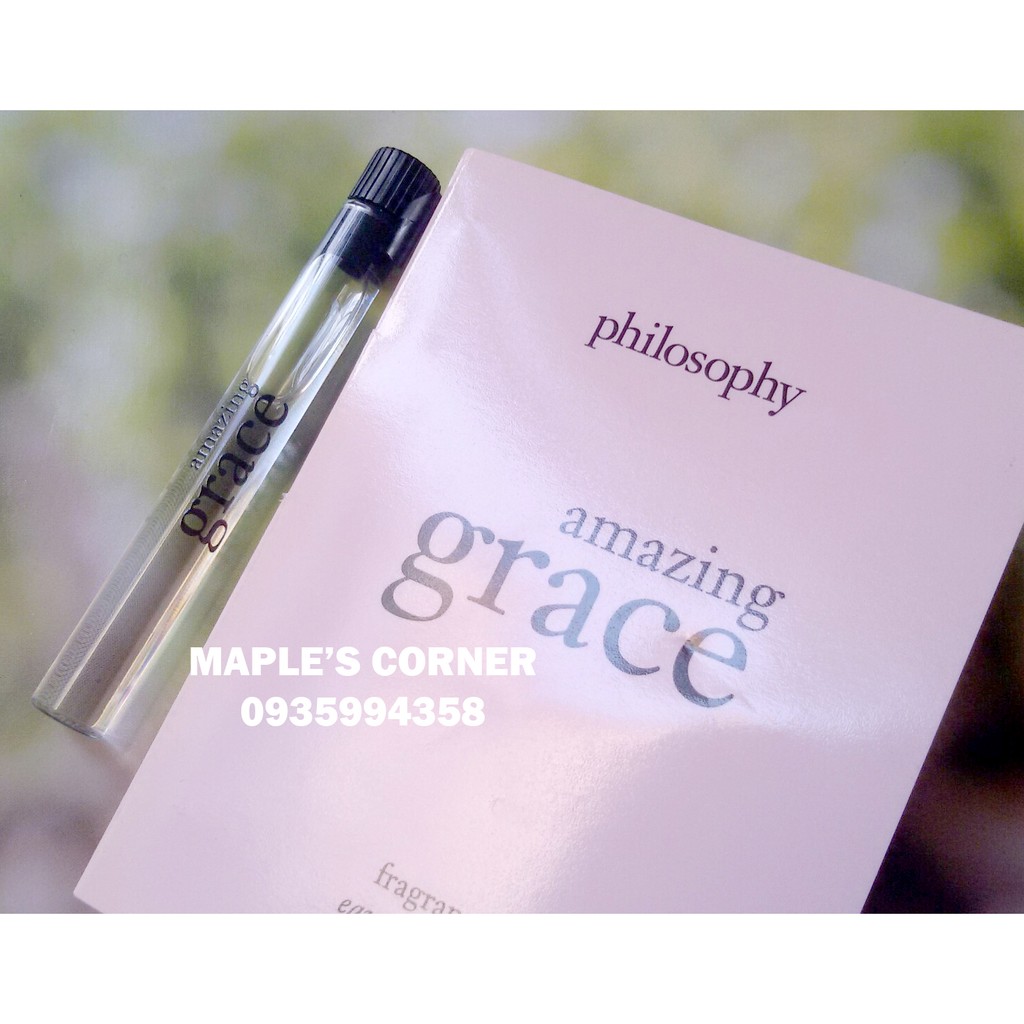 Nước hoa Philosophy Amazing Grace 1.5ml