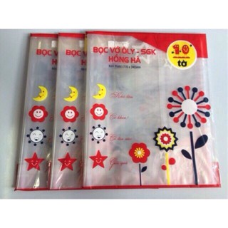 set 10 bọc SGK + Vở C1 Hồng Hà