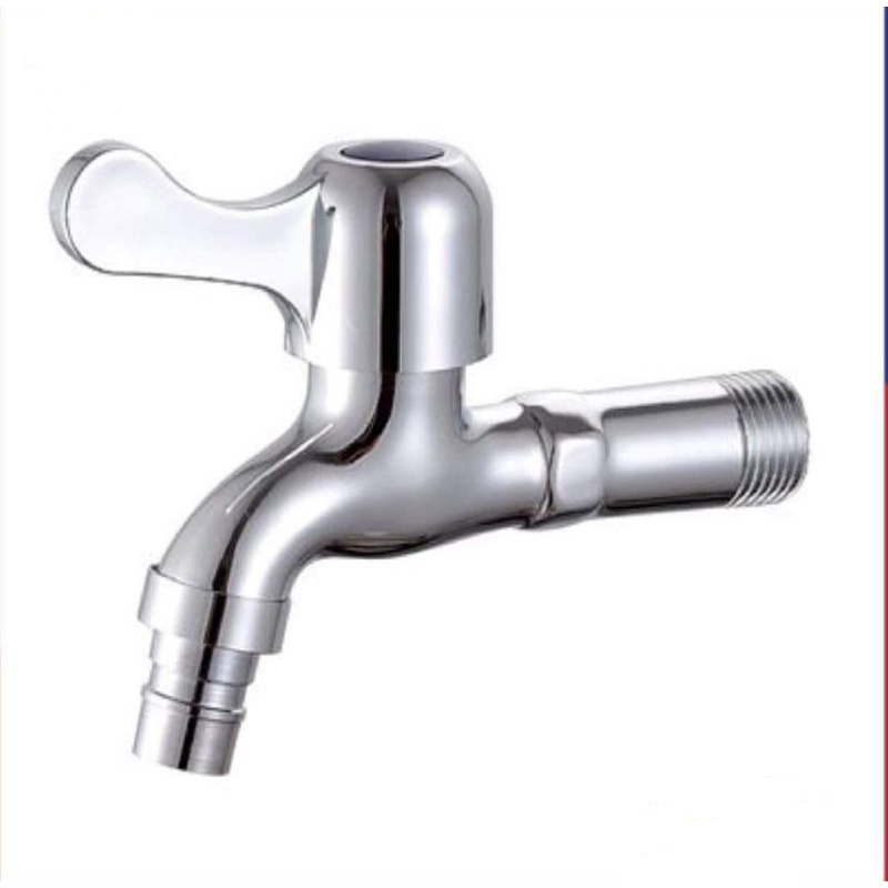Vòi hồ,vòi xả,rumine Thân Dài mạ Chrome cao cấp(tay gạt và vòi xả nhựa Atimon) HPN-VHD03
