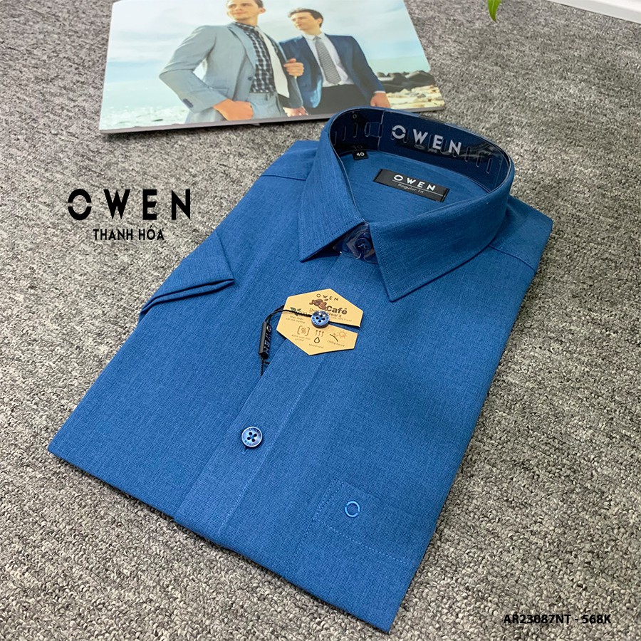 OWEN - Áo sơ mi ngắn tay Owen chính hãng - AR23087NT