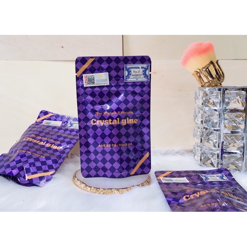 Keo nối mi Crystal Glue tím chuyên dụng cho mi - Sushi nail mi