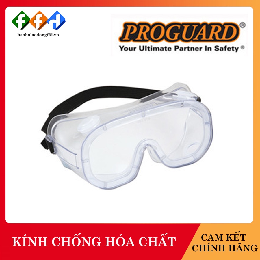 Kính bảo hộ chống hóa chất ProGuard Classix AF- Mắt kính chống tia UV,chống khói bụi,trầy xước,bảo vệ mắt