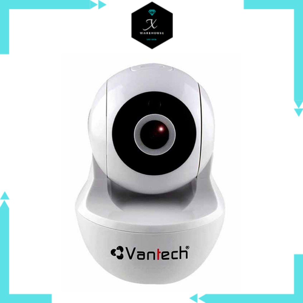 Camera IP wifi robot Vantech V2010 2.0 Megapixel, đàm thoại 2 chiều, báo động qua điện thoại, MicroSD, P2P