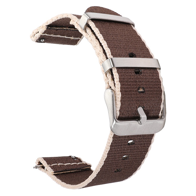 Dây Đeo Vải Canvas Nylon 20mm 22mm Cho Đồng Hồ Samsung Galaxy Watch 3 41mm Huawei Watch GT 2e