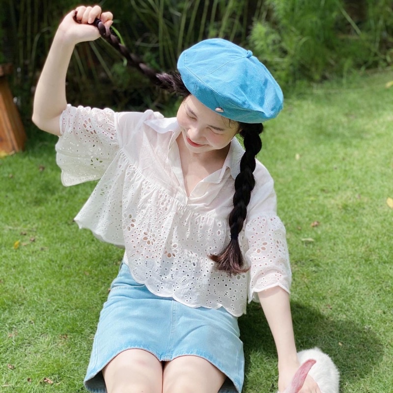 Áo ren baby doll xinh xắn thoáng mát phong cách hàn quốc năng động