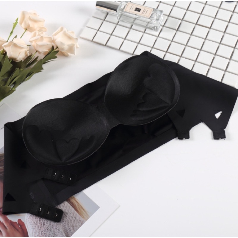 Áo Bra Đúc Su Trơn Không Dây Cài Sau 8883