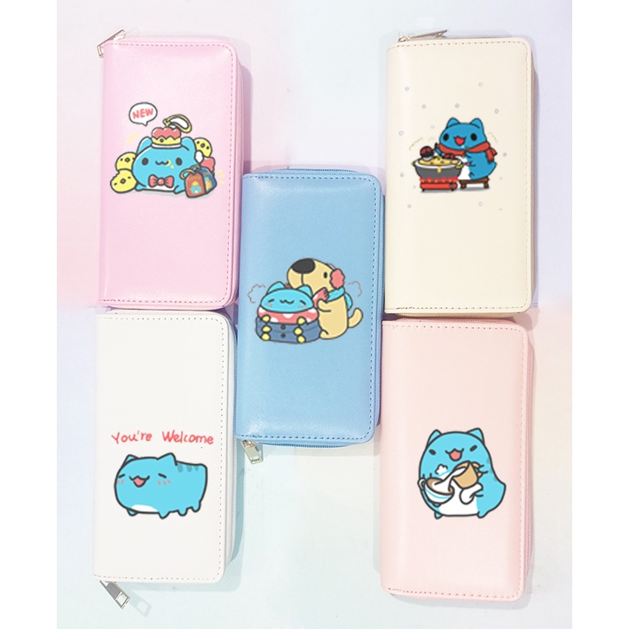 Ví mèo capoo VBI39 ví dài thần tượng chibi kpop hoạt hình cute dễ thương