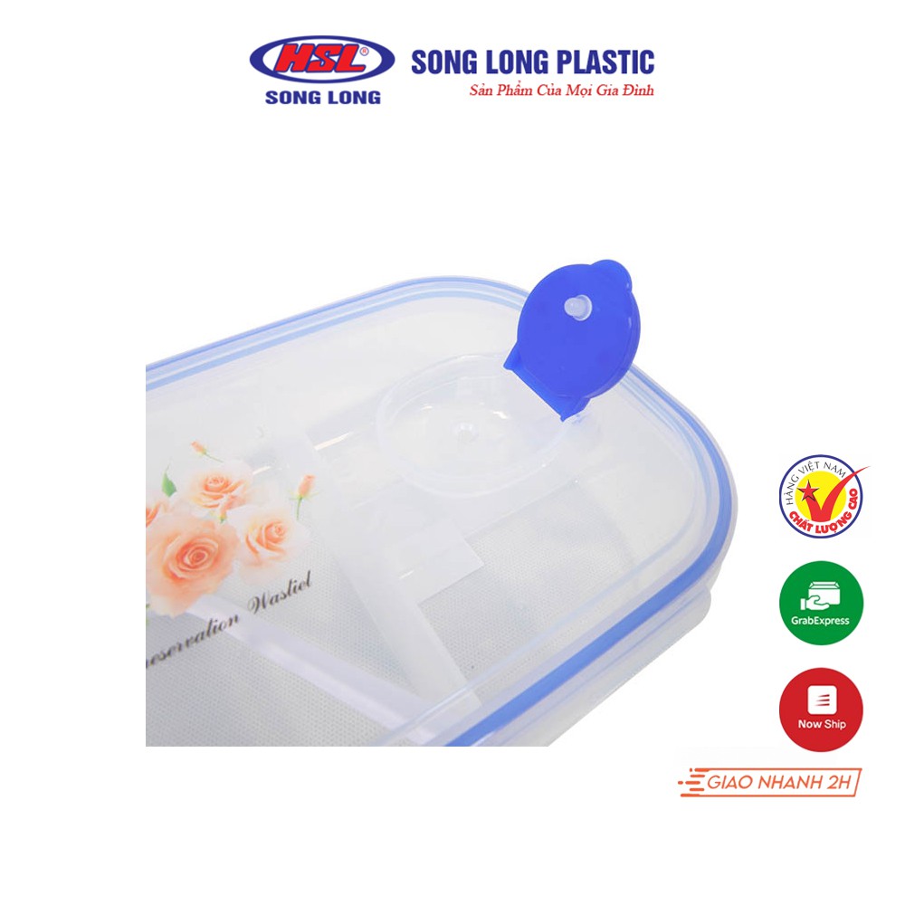 Hộp Cơm 3 ngăn 2857 Song Long Plastic sạch sẽ và tiện lợi