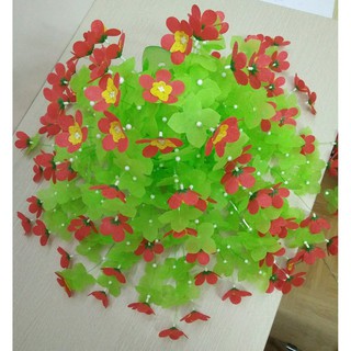 Bộ Nguyên Liệu Hoa Gấm Păng Xê (Cánh Bướm)