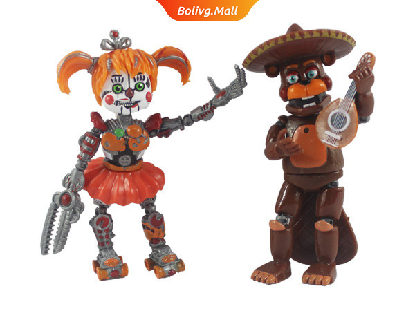 Set 6 Mô Hình Đồ Chơi Nhân Vật Trong Game Five Nights At Freddy 'S: Pizza