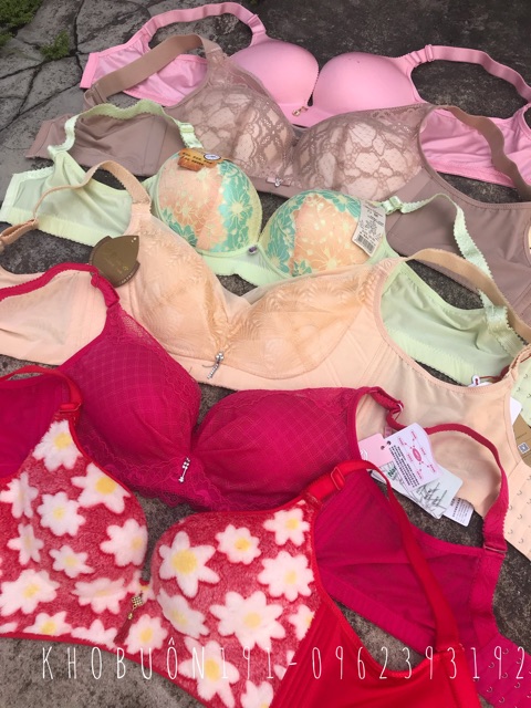 [Size 36/80] Áo Ngực Ren Cotton Loại Đẹp - Hàng TQXK (Mã 102-107)