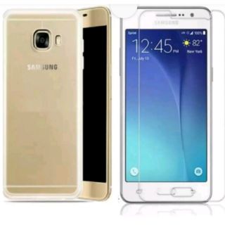 Bộ 2 kính cường lực cho Samsung j7 prime tặng ốp dẻo cao cấp