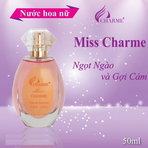 Nước hoa nữ Charme Miss Charme 10ml Ngọt ngào Nữ tính Quyết rũ Thanh lịch