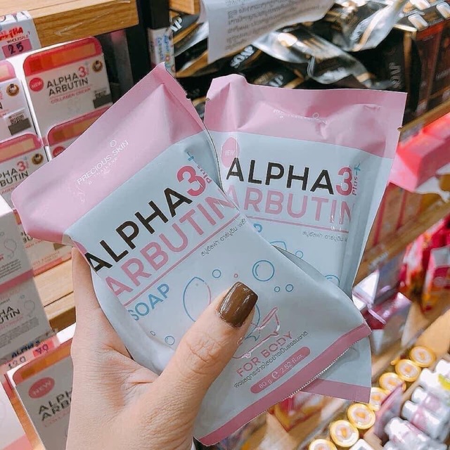 Xà bông alpha arbutin 3plus collagen Thái Lan