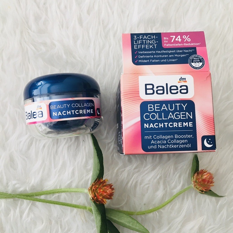 Kem dưỡng da ban đêm Balea beauty collagen