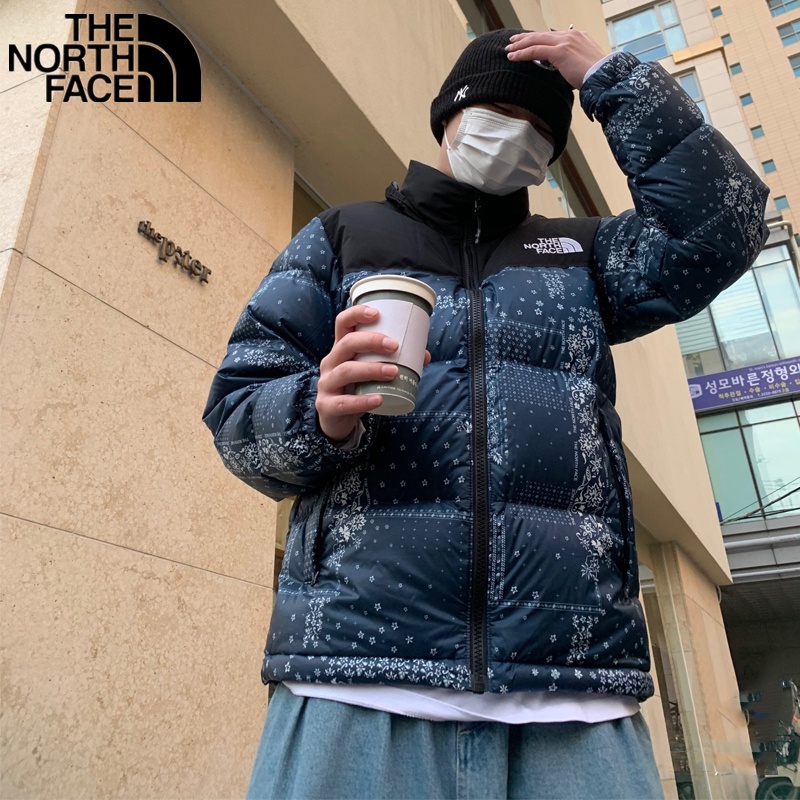 THE NORTH FACE Cashew Áo khoác phao dày giữ ấm phiên bản giới hạn cho cặp đôi