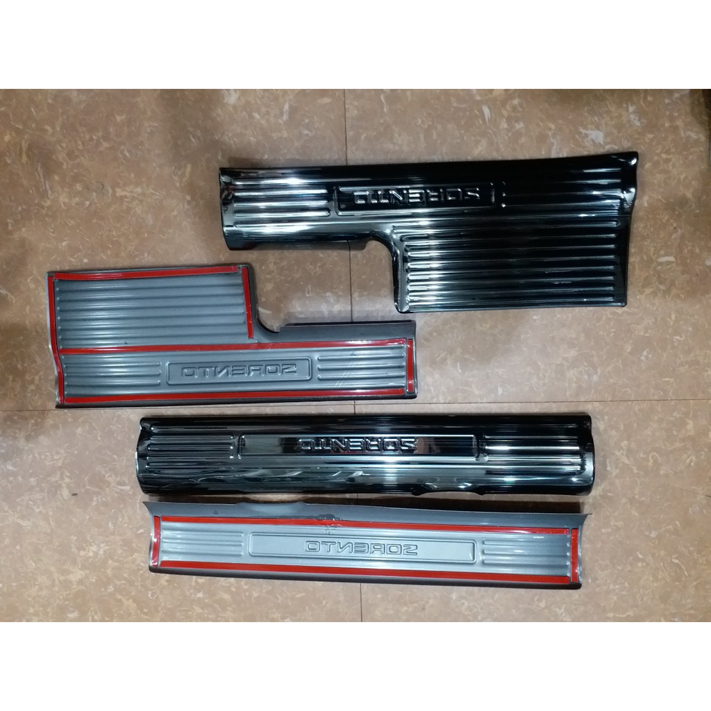 Bộ nẹp chân Trong và Ngoài 8 chi tiết xe Kia Sorento đời 2021