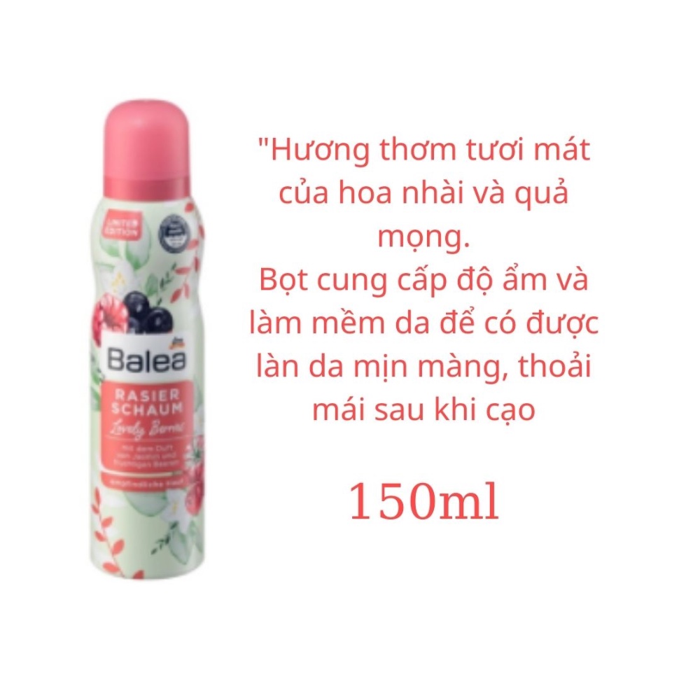 Bọt cạo cao lông Balea 150ml, Gel cạo lông Balea 200ml, Hàng Đức - Shop Lavenic