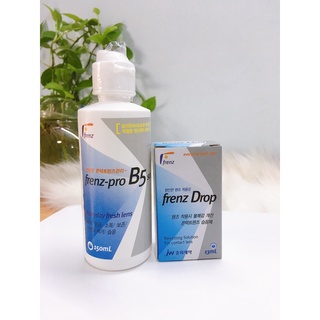 HCM có sẵn Combo ngâm + nhỏ mắt kính áp tròng lens nice eye frend b5