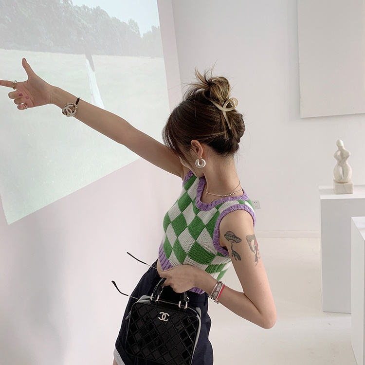 Áo Len Không Tay Thiết Kế Mới Thời Trang Dành Cho Nữ