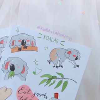 Bullet journal sticker - Koala sticker set