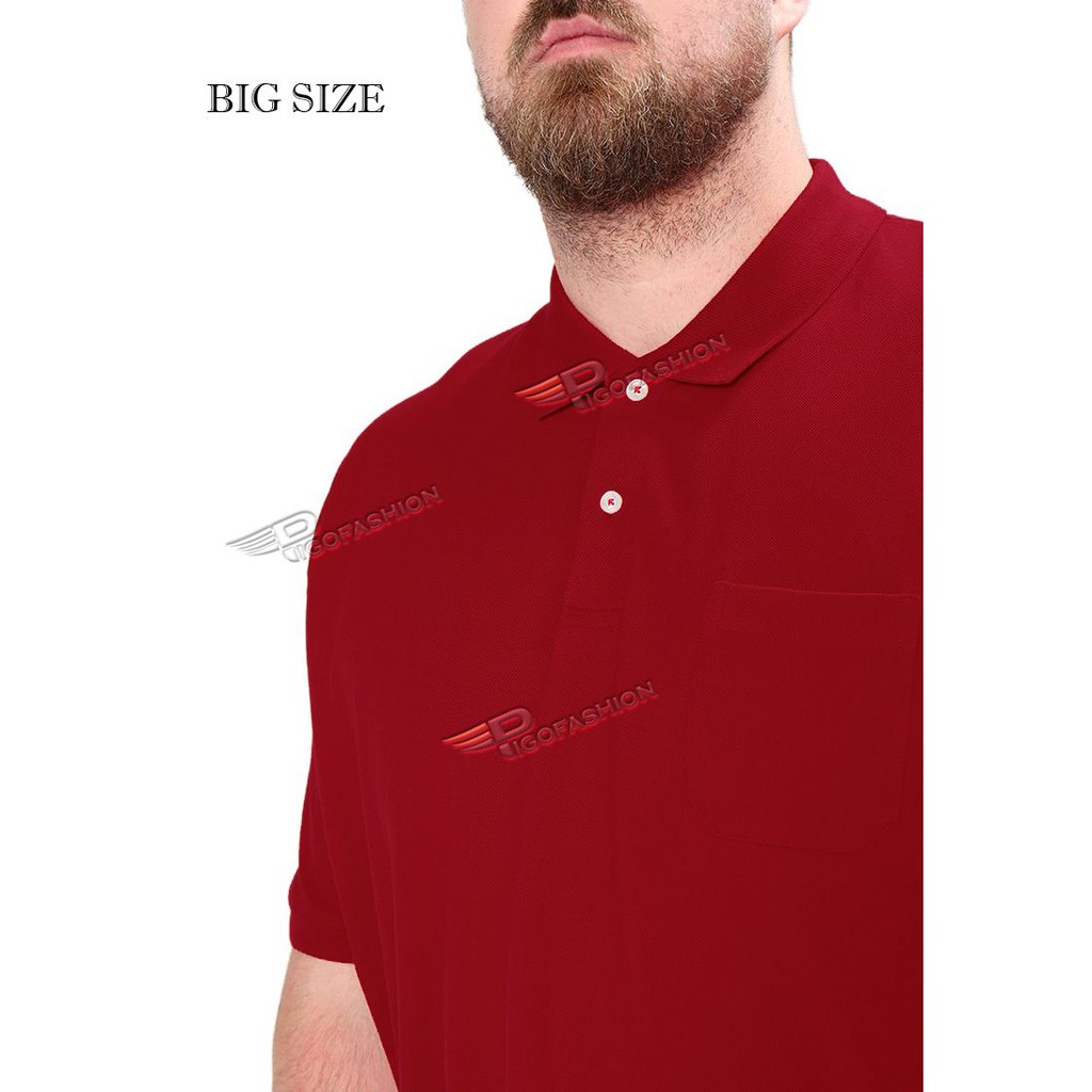 Áo thun nam big size cho người trên 80kg cổ bẻ cao cấp SPMPB01 chọn màu và size - PigoFashion
