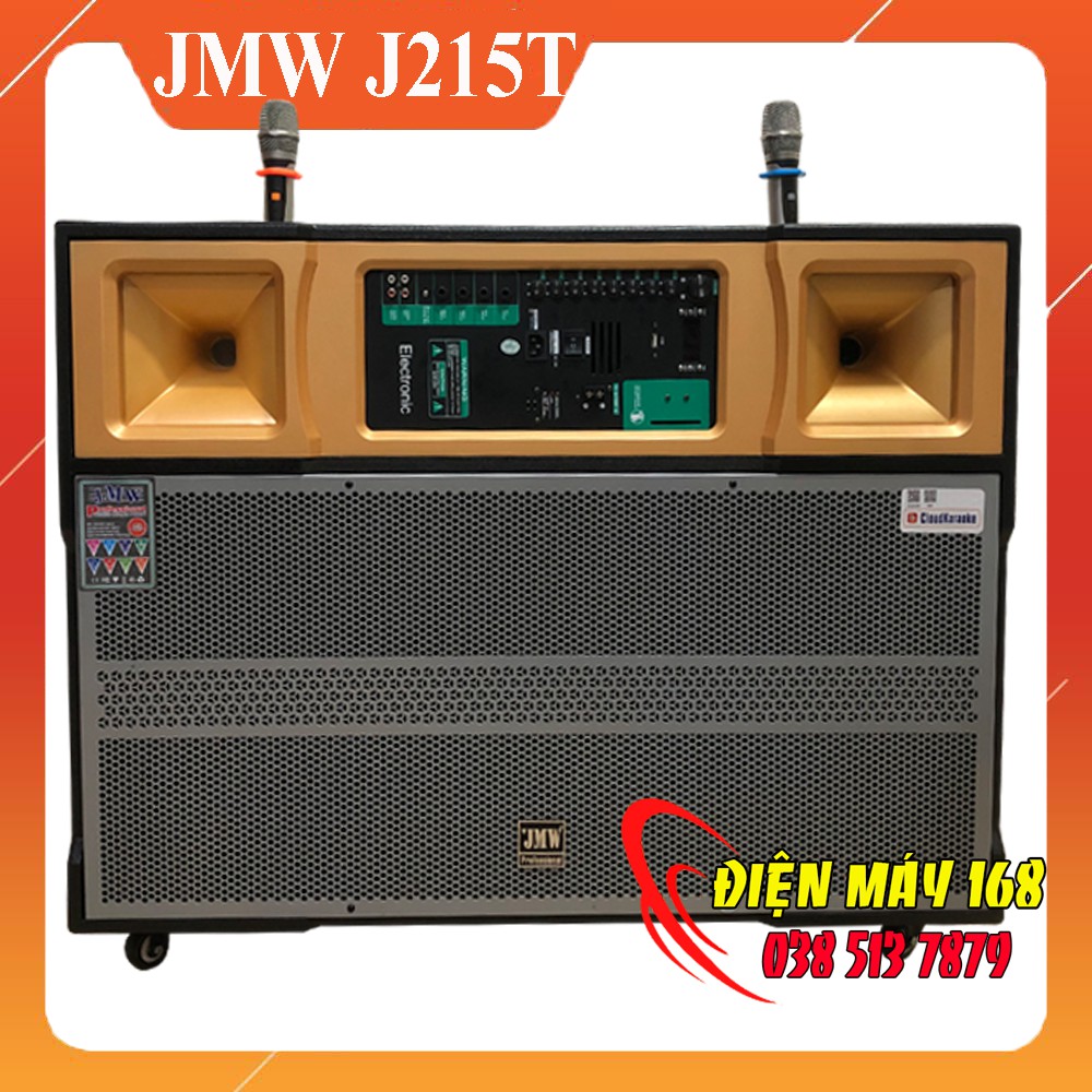 Loa Kéo JMW J215T Công Suất Lớn Xài Bình Thùng Gỗ Điện Máy 168