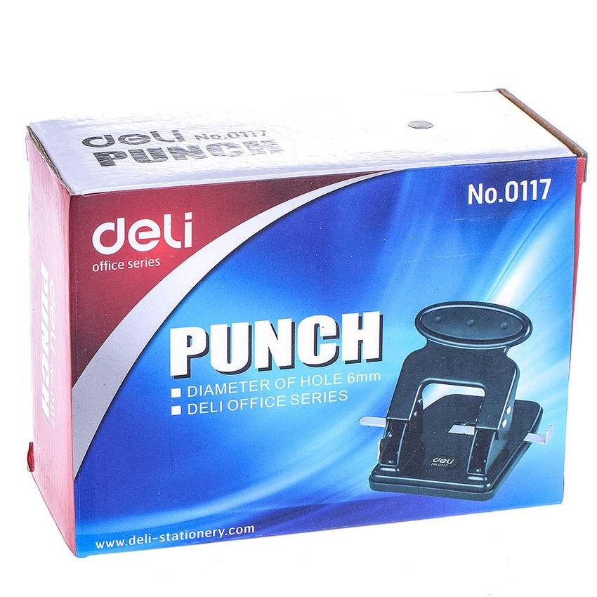 Máy Đục Lỗ 35 Tờ Deli 117 – Bấm Lỗ 35 Tờ Deli 117 – Văn Phòng Phẩm – Đồ Dùng Học Sinh – In Ấn – Photocopy - HIBUCENTER