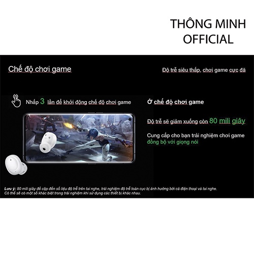 Tai nghe Bluetooth OPPO Enco Buds - Hàng Chính Hãng