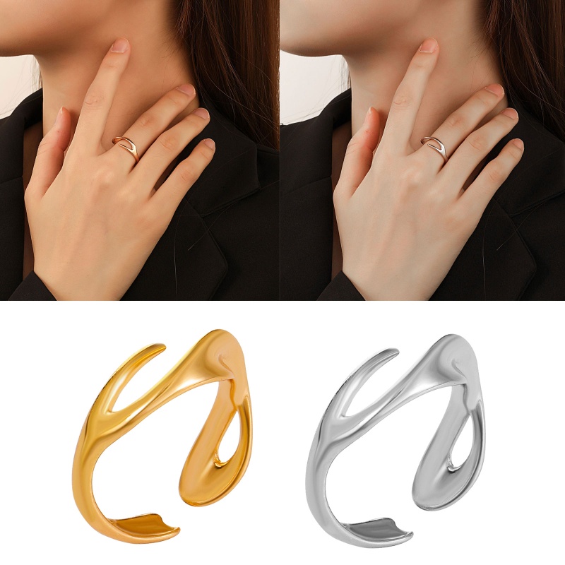 Nhẫn Hở Thời Trang Có Thể Xếp Chồng Lên Nhau Cho Bạn Bè