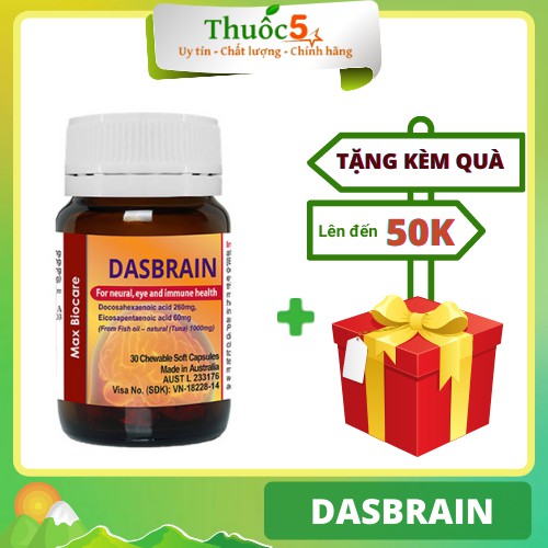 Dasbrain viên uống bổ não hộp 30 viên