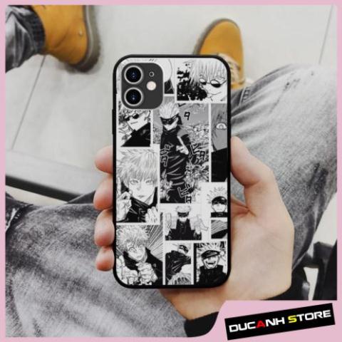 Ốp lưng iphone hình Gojo Satoru Hình Vẽ Truyện Tranh đẹp cạnh vuông  cho các dòng SAMSUNG PAP20210973