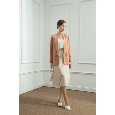 Áo Vest Công Sở Thiết Kế Tay Thường Design By LEMIA - 21AV012