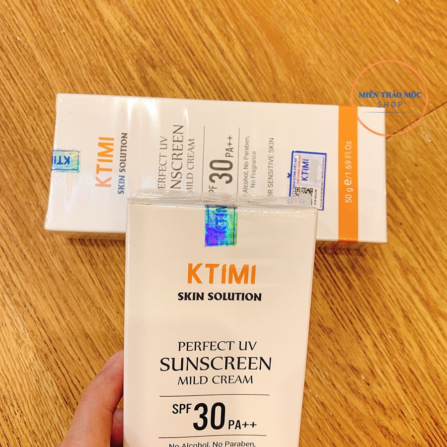 Kem chống nắng Perfect UV Sunscreen Mild Cream SPF30 PA++ KTIMI