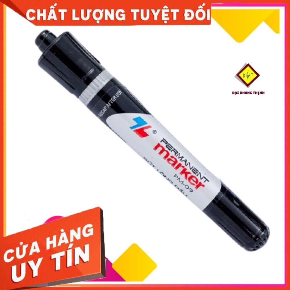 Bút lông dầu 2 đầu Thiên Long PM 09 viết lông dầu đủ 3 màu XANH ĐỎ ĐEN CAM KẾT CHÍNH HÃNG