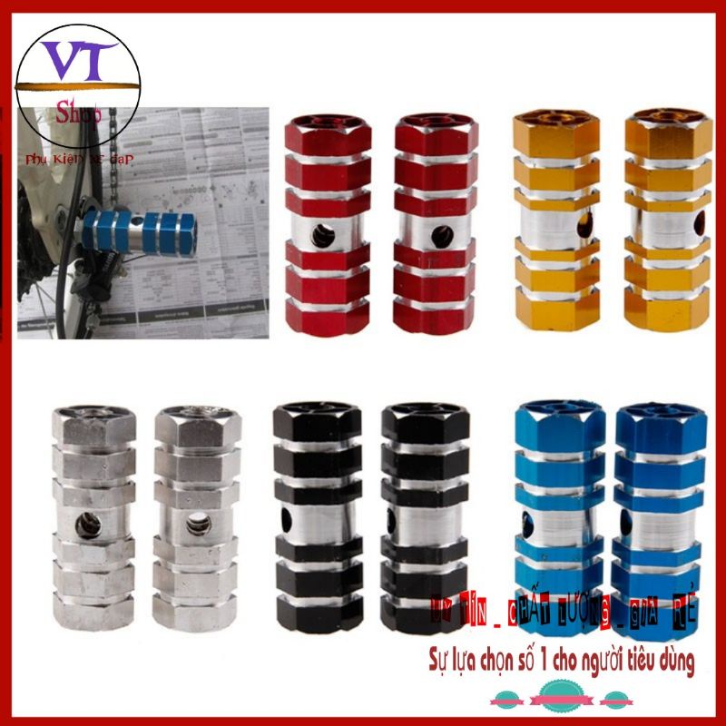 Bộ gác chân nhôm , Xe đạp đủ màu
