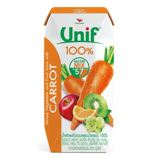 Nước ép rau củ quả Carrot Unif 200ml