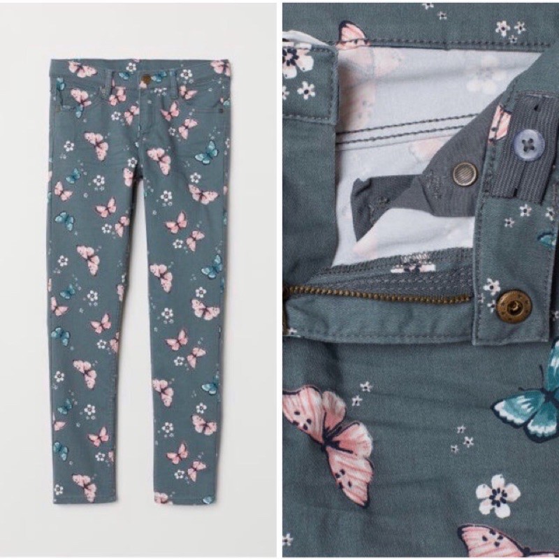 Quần hoạ tiết xinh xinh, co dãn săn sale US size 1.5-2y, 2-3y