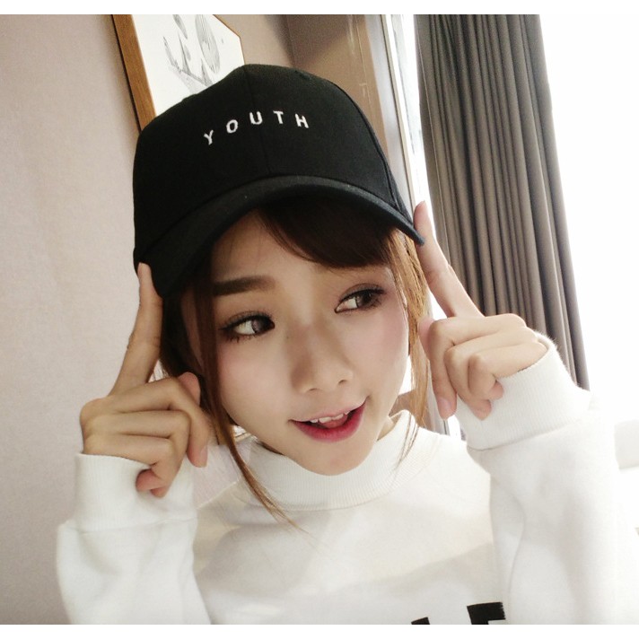 Nón kết chữ YOUTH NK439 (màu đen) - Winz.vn