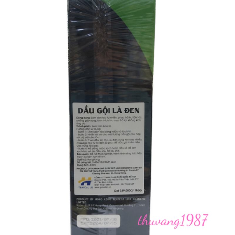 Dầu gội là đen Perfect chai 400ml