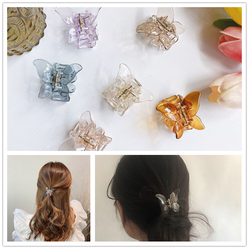 BUTTERFLY Kẹp Tóc Hình Bướm Phong Cách Hàn Quốc Lãng Mạn Cho Nữ