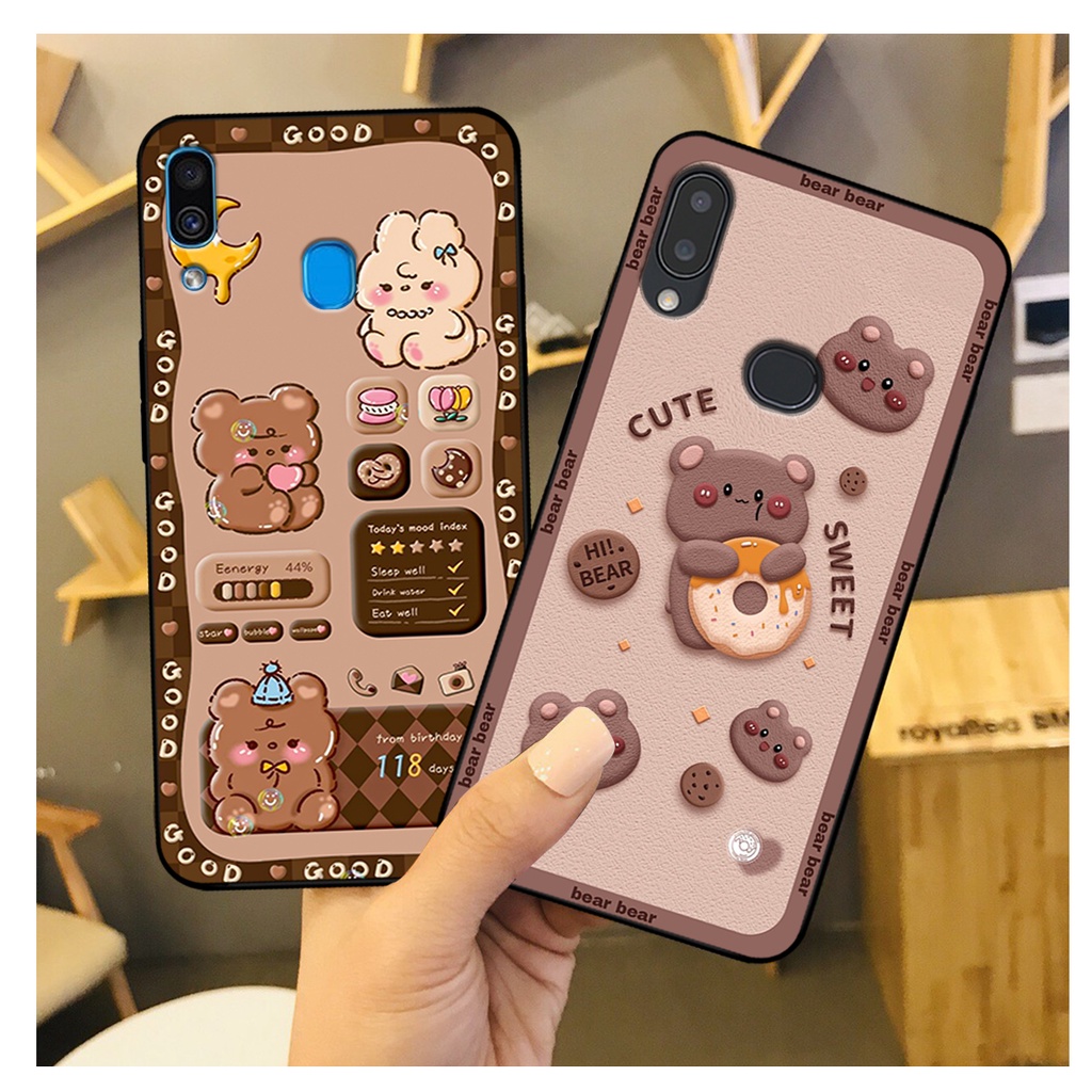 Ốp lưng Samsung A10s - A20 - A30 - M20 in hình gấu bear dễ thương, bền đẹp
