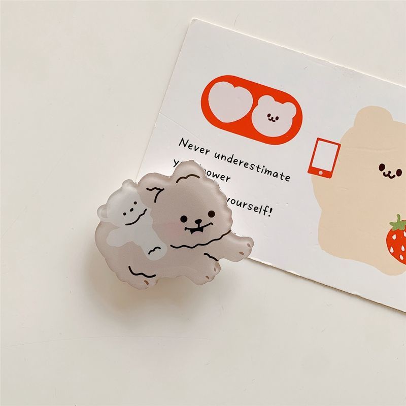 Giá Đỡ Điện Thoại Bằng Acrylic Hình Chú Cún Đáng Yêu